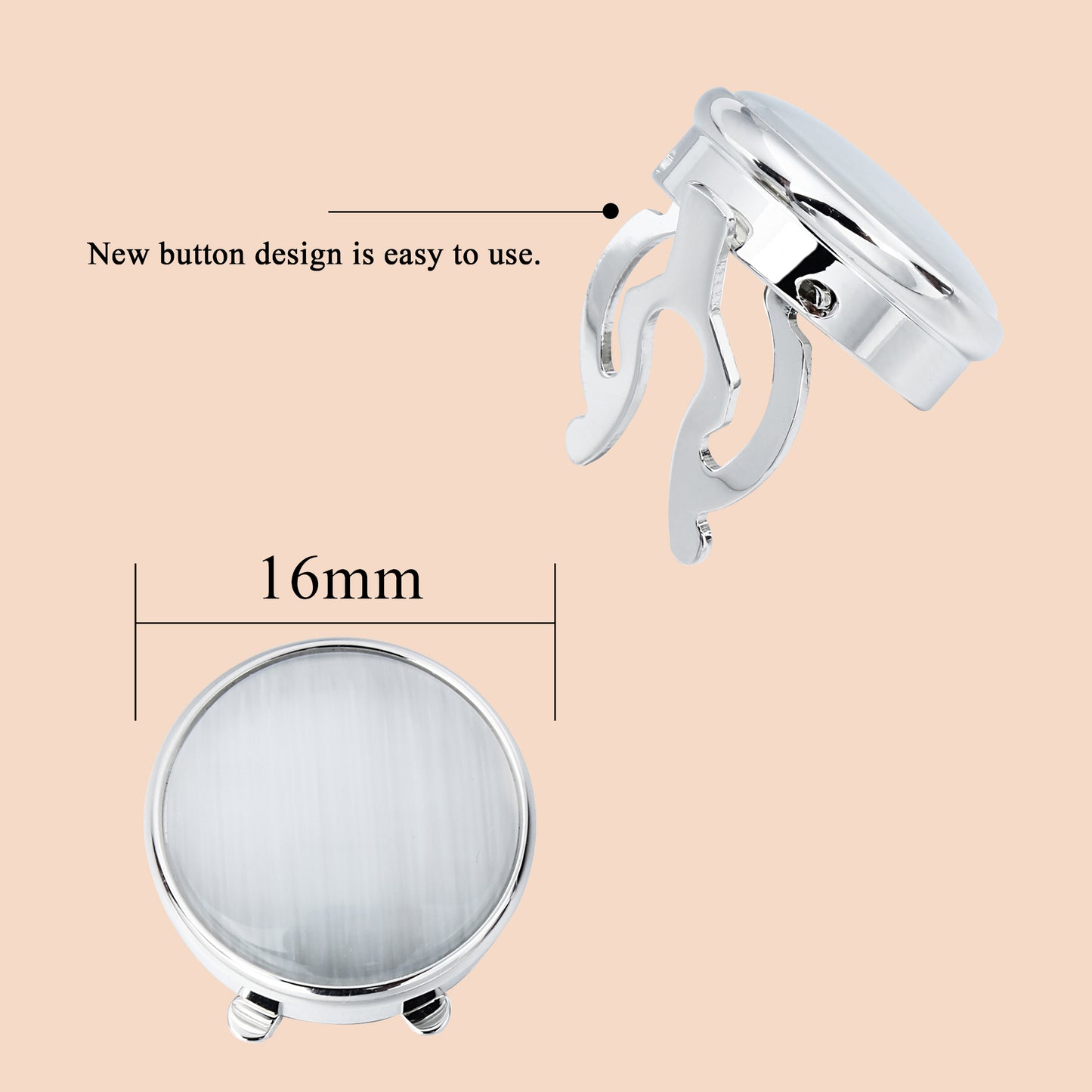 HAWSON Button Cover Cufflinks for Men