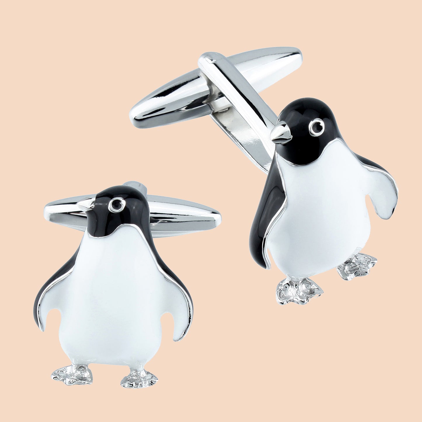 HAWSON Novelty  Penguin Cufflinks and Studs Set