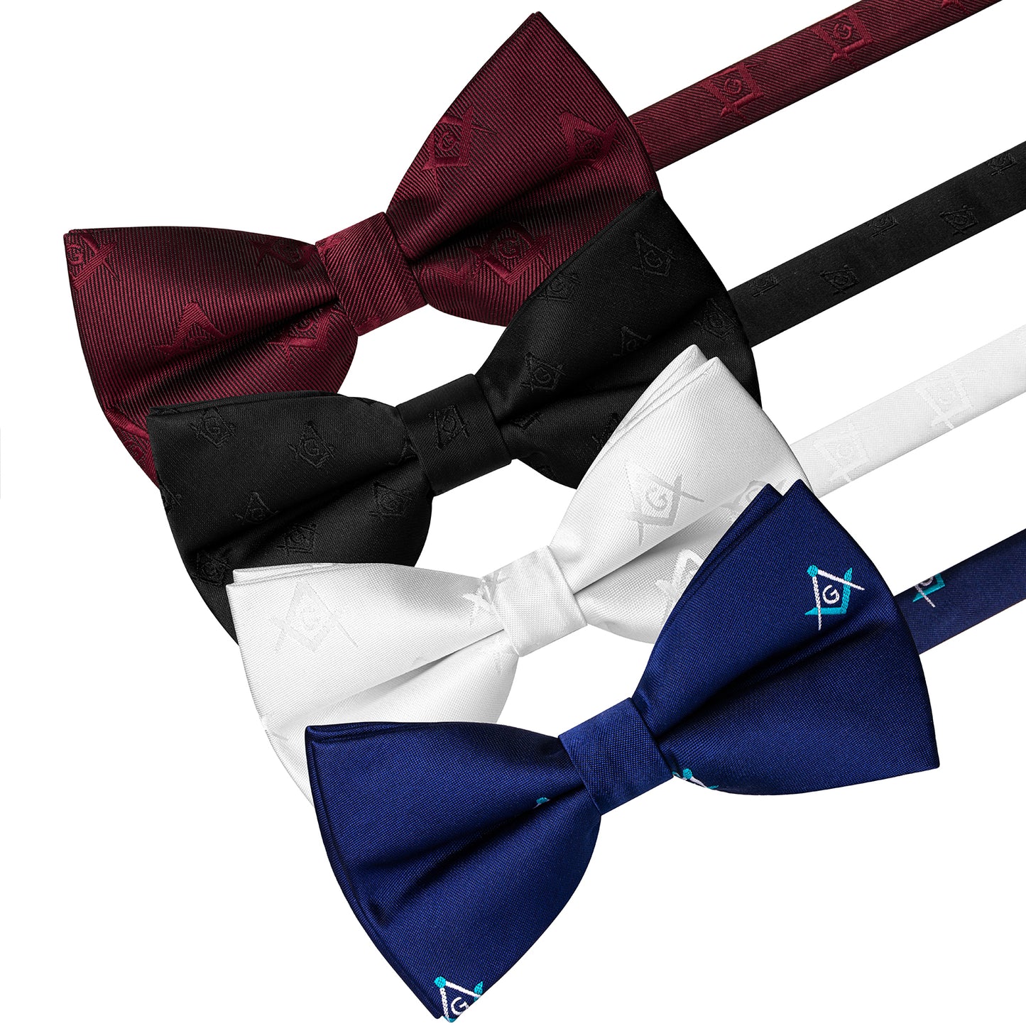 Freemason Masonic Bow tie for men-burgundy