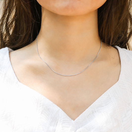 Wholesale Classic Snake Chain Necklace | Smooth Minimalist Chain