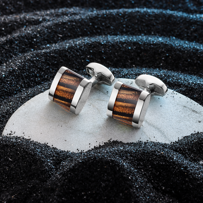 HAWSON  Fancy Glazed Stone Cufflinks