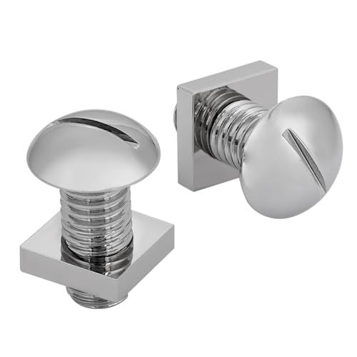 Functional Silver Nut and Bolt Cufflinks For Men With Gift Box