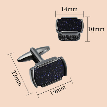 HAWSON Square Cufflinks and Studs set for Men