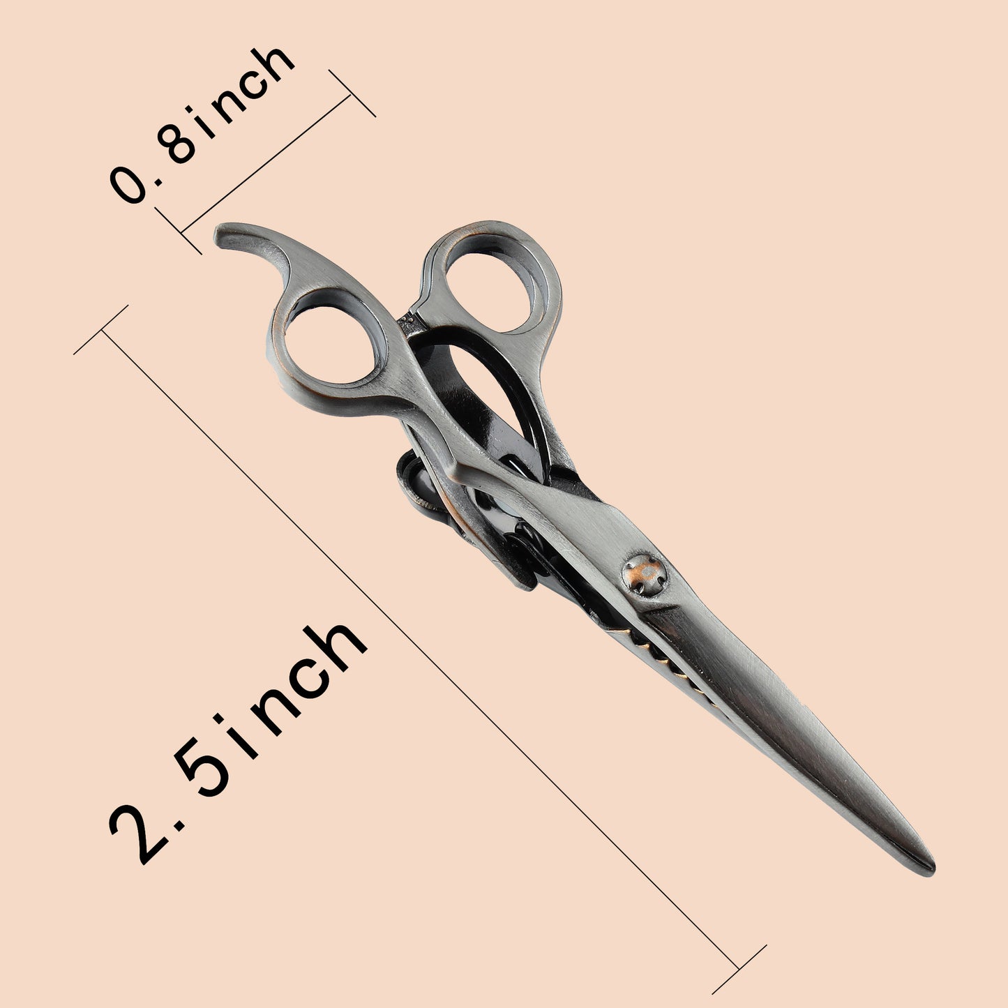 HAWSON 2.5 Inch Scissor Tie Bar Clip for Men