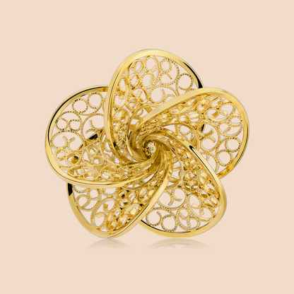 HAWSON Metal Knot Flower Lapel Pin for Men.