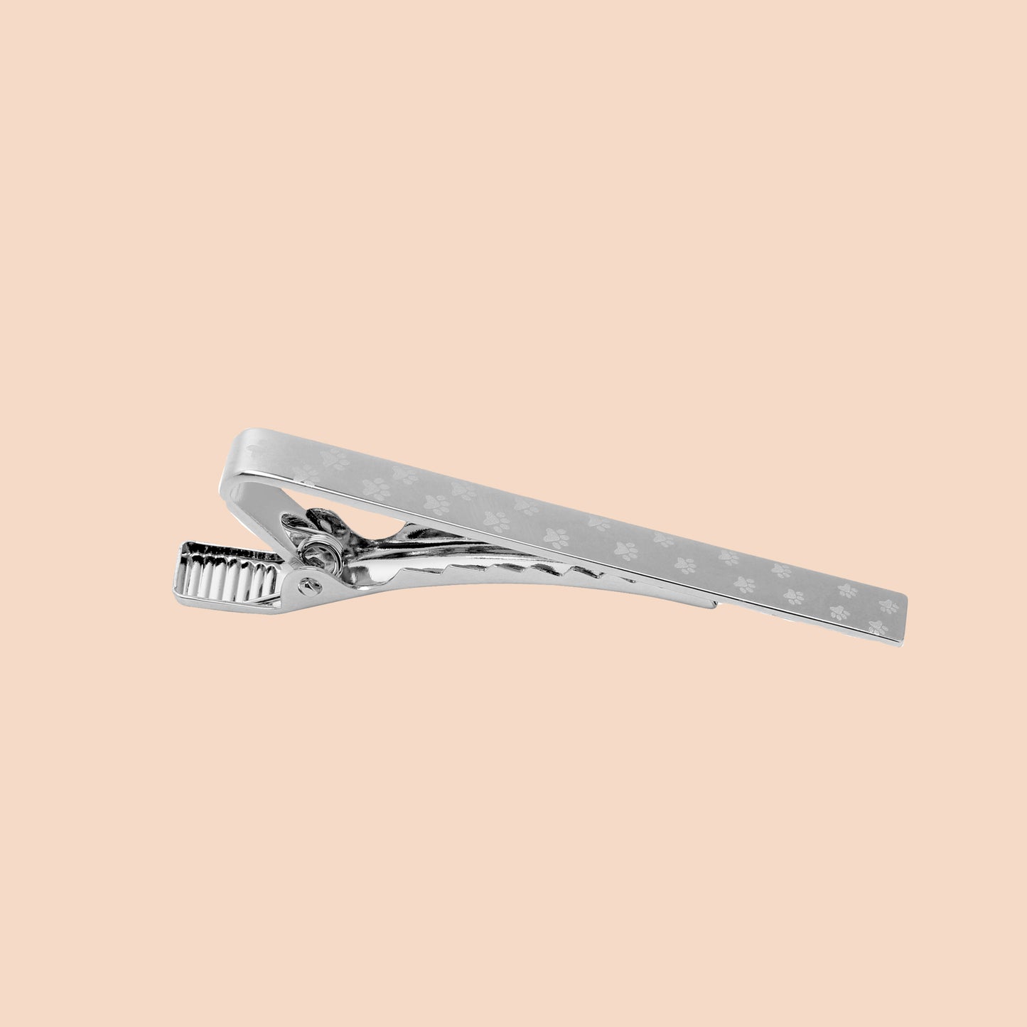 HAWSON 2.2 inch Silver Color Wkakn Tie Bar Clip for Men