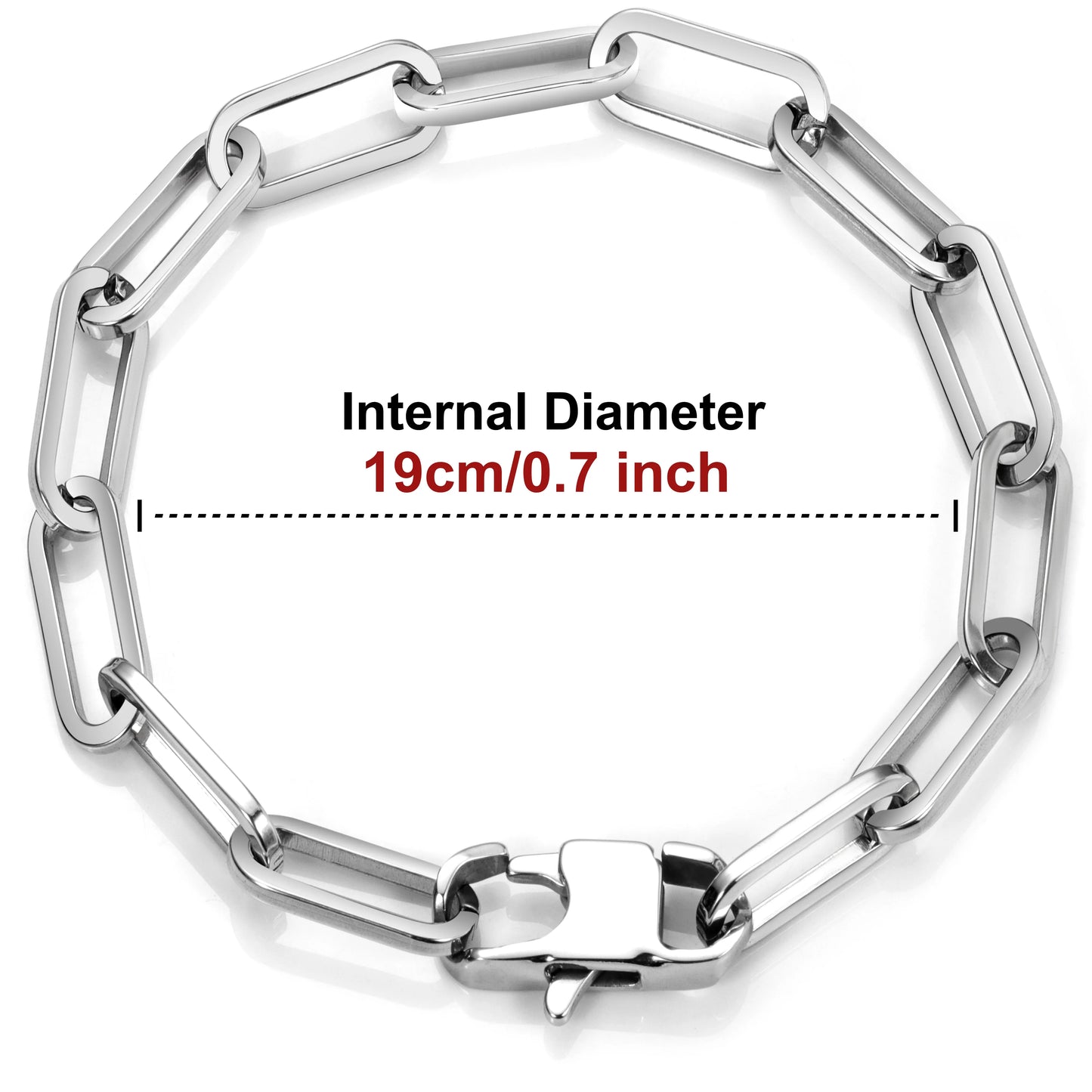 6Pcs Stainless Steel Chain Bracelet Set | 10 Mixed Styles