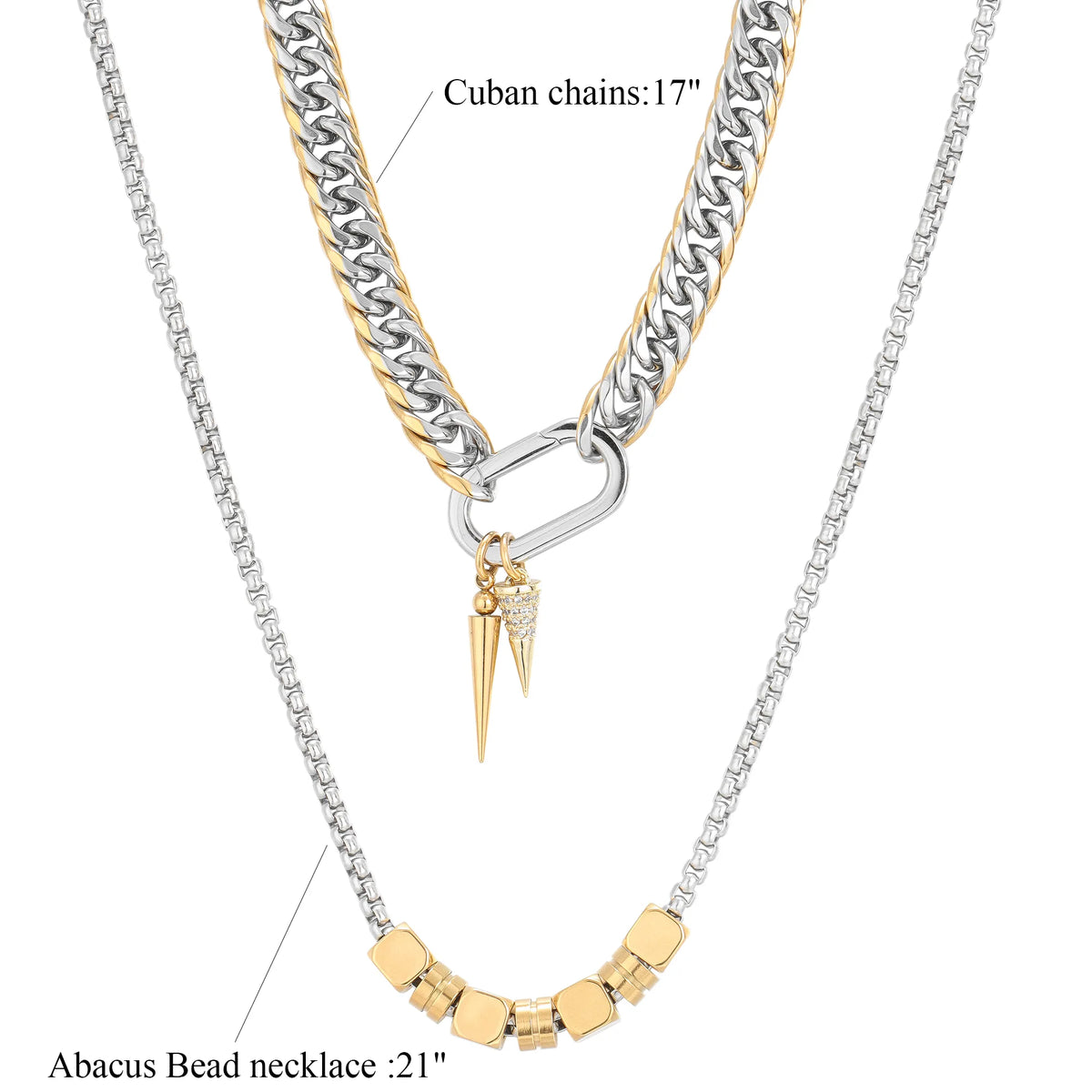 Detachable Layered Necklace Set | Multi-Strand