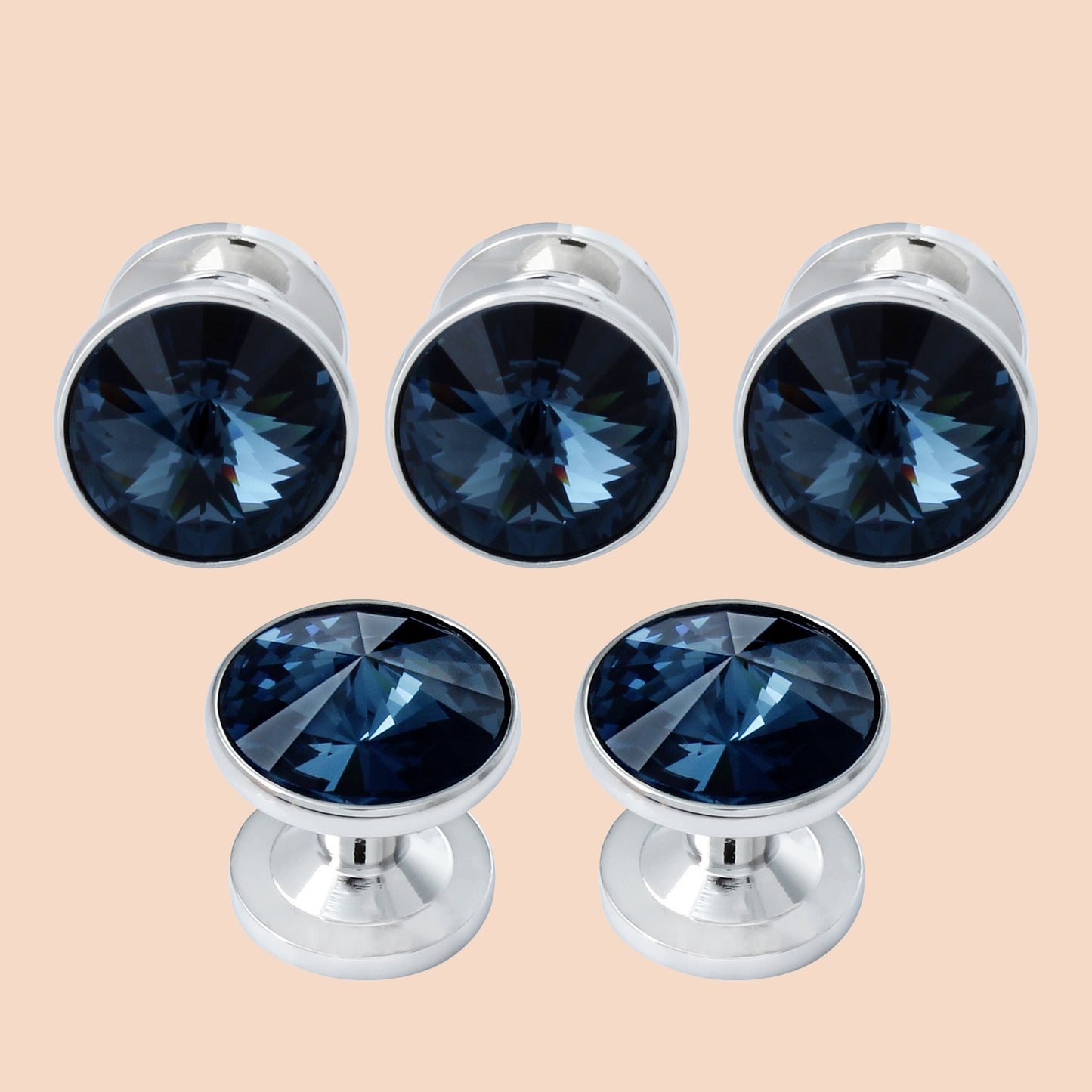 HAWSON Swarovski Shirt Studs Set for Men