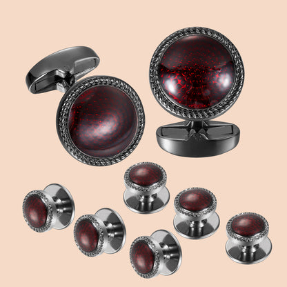 HAWSON Cufflinks and Studs Sets for Men