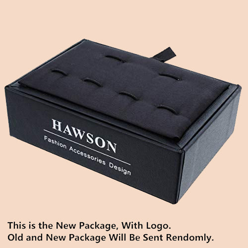 HAWSON Novelty Spider Cufflinks and Studs Set for Men