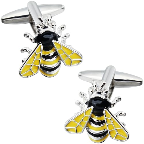 Bumblebee Cufflinks For Men With Gift Box