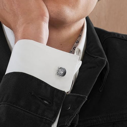 Owl Cufflinks For Men With Gift Box.