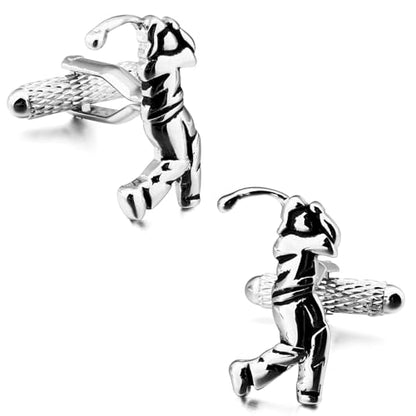 Swinging Golfer Cufflinks For Men With Gift Box