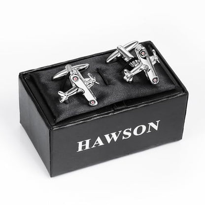 Airplane Cufflinks For Men With Gift Box
