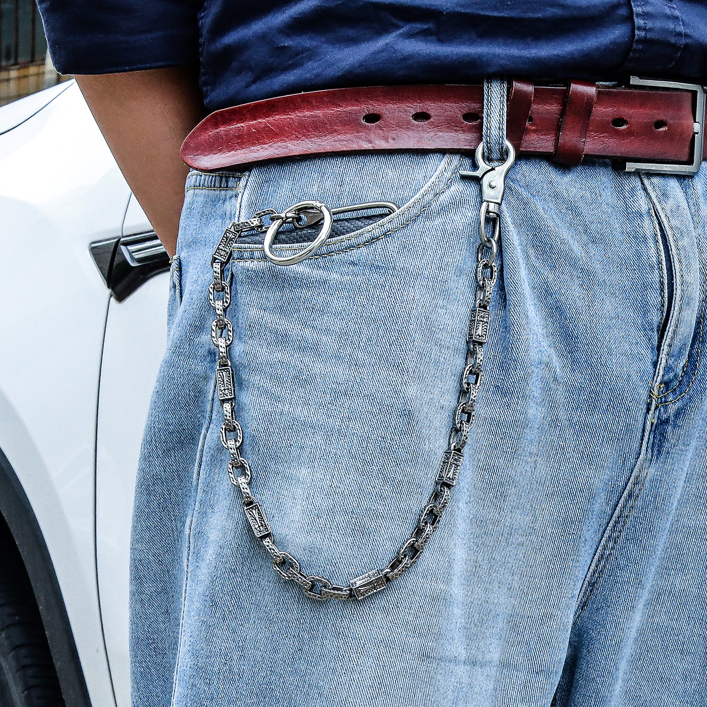 Metal Keychain Wallet Belt Chain for men women Waist Key Chain Wallet Jeans Hip-hop Pants