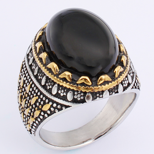 Classic Gemstone Inlay Rings – Elegant Colorful Stone Designs
