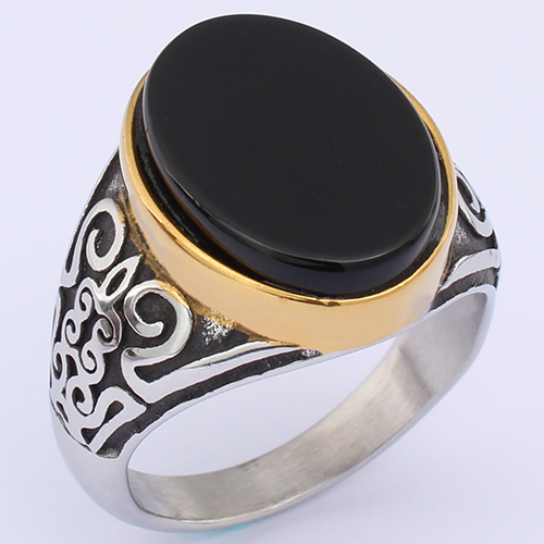 Classic Gemstone Inlay Rings – Elegant Colorful Stone Designs