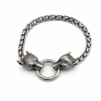 4Pcs Vintage Steel Chain Bracelet Set | Men & Women Styles | HAWSON