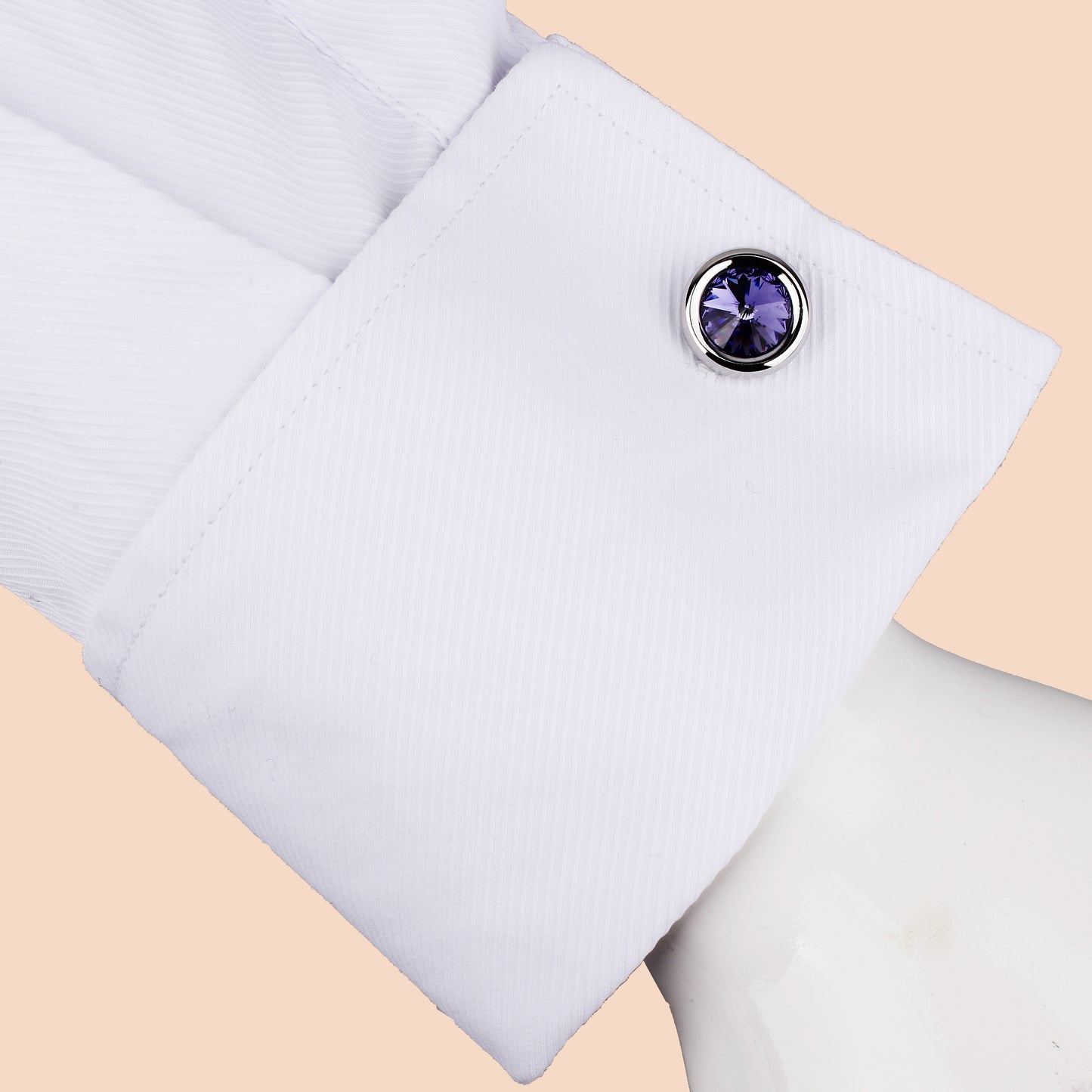 HAWSON Swarovski Crystal Cufflinks for Men