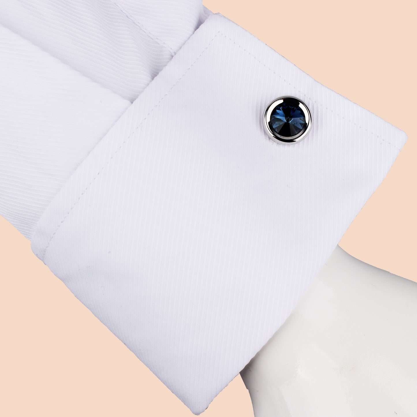 HAWSON Swarovski Crystal Cufflinks for Men