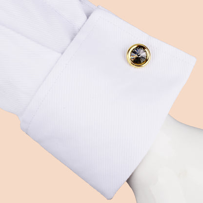 HAWSON Swarovski Crystal Cufflinks for Men