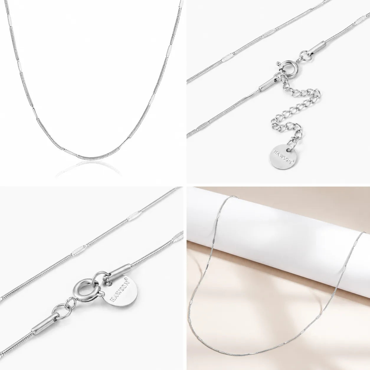 Wholesale Bar Station Chain Necklace | Mix & Match Lengths