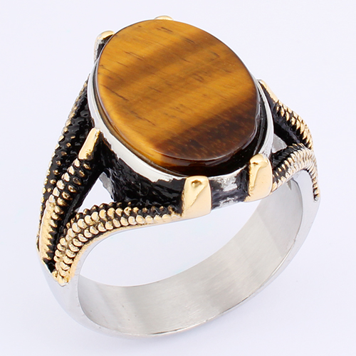 Classic Gemstone Inlay Rings – Elegant Colorful Stone Designs