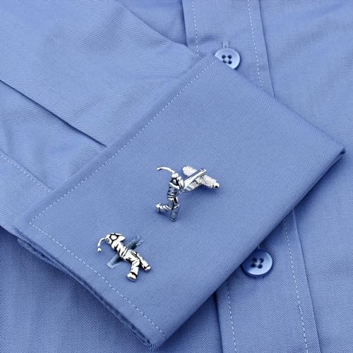 Swinging Golfer Cufflinks For Men With Gift Box