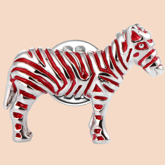 HAWSON Zebra Brooch