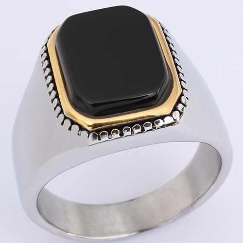 Classic Gemstone Inlay Rings – Elegant Colorful Stone Designs
