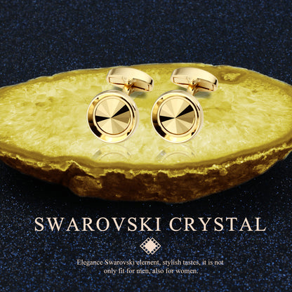 HAWSON Swarovski Crystal Cufflinks for Men