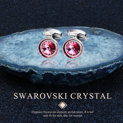 HAWSON Swarovski Crystal Cufflinks for Men