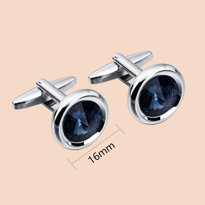 HAWSON Swarovski Crystal Cufflinks for Men