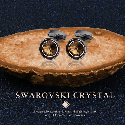 Gemelos de cristal Swarovski HAWSON para hombre 