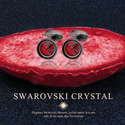 Gemelos de cristal Swarovski HAWSON para hombre 