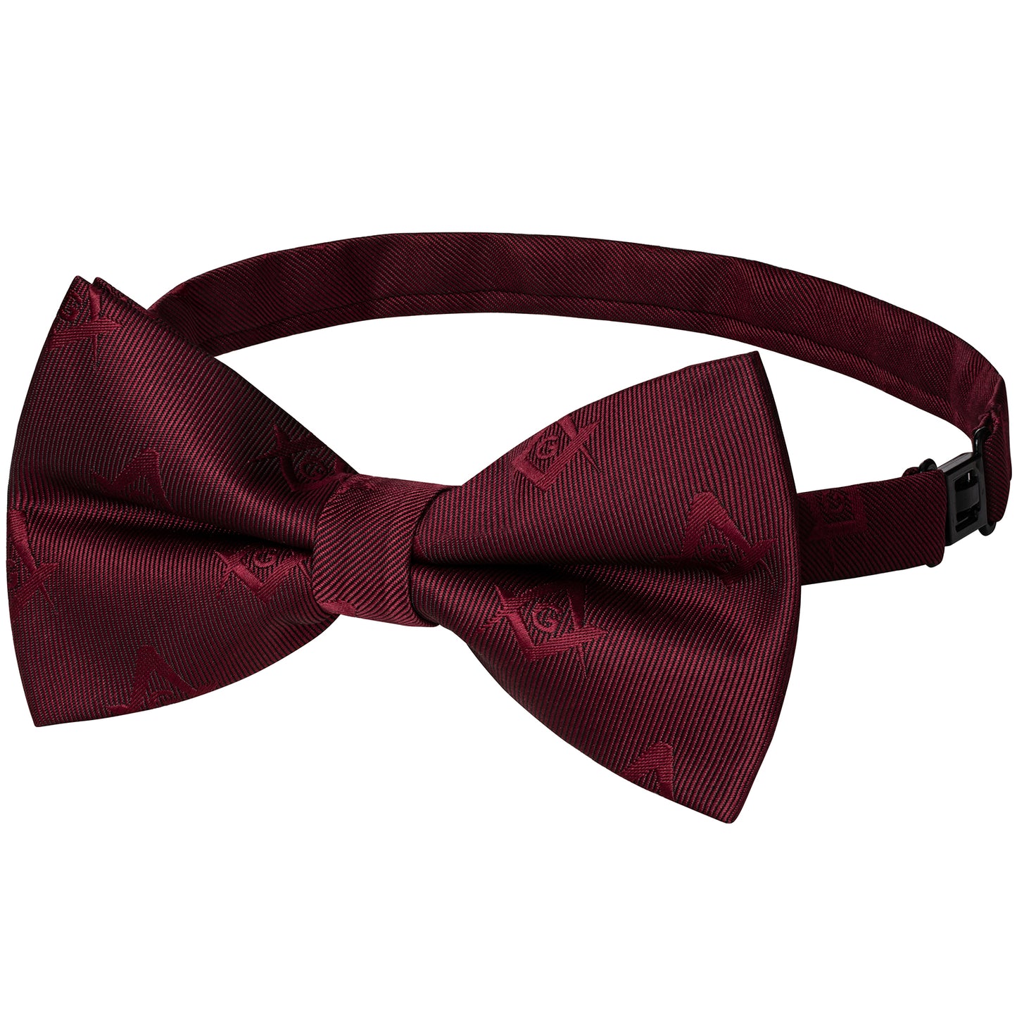 Freemason Masonic Bow tie for men-burgundy