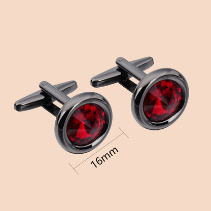 HAWSON Swarovski Crystal Cufflinks for Men