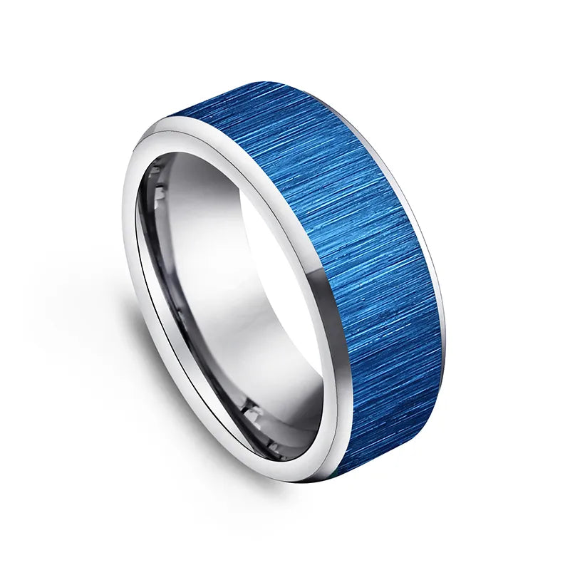 Sleek Minimalist Industrial Rings – Modern 316L Stainless Steel Bands