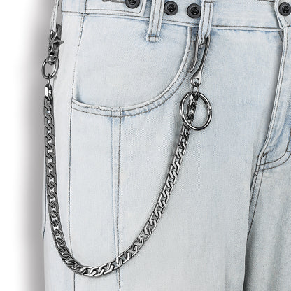 Metal Keychain Wallet Belt Chain for men women Waist Key Chain Wallet Jeans Hip-hop Pants