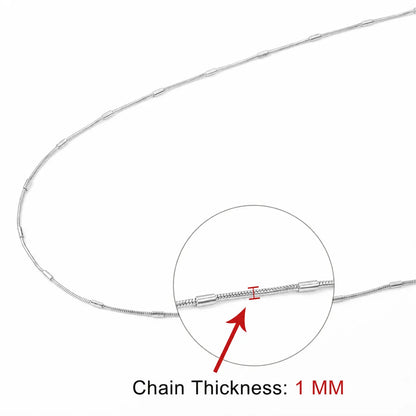 10Pcs Classic Snake Chain Necklace | 5 Lengths