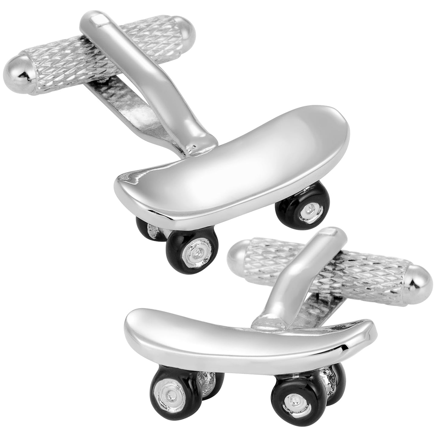 Skateboarding Cufflinks For Men With Gift Box