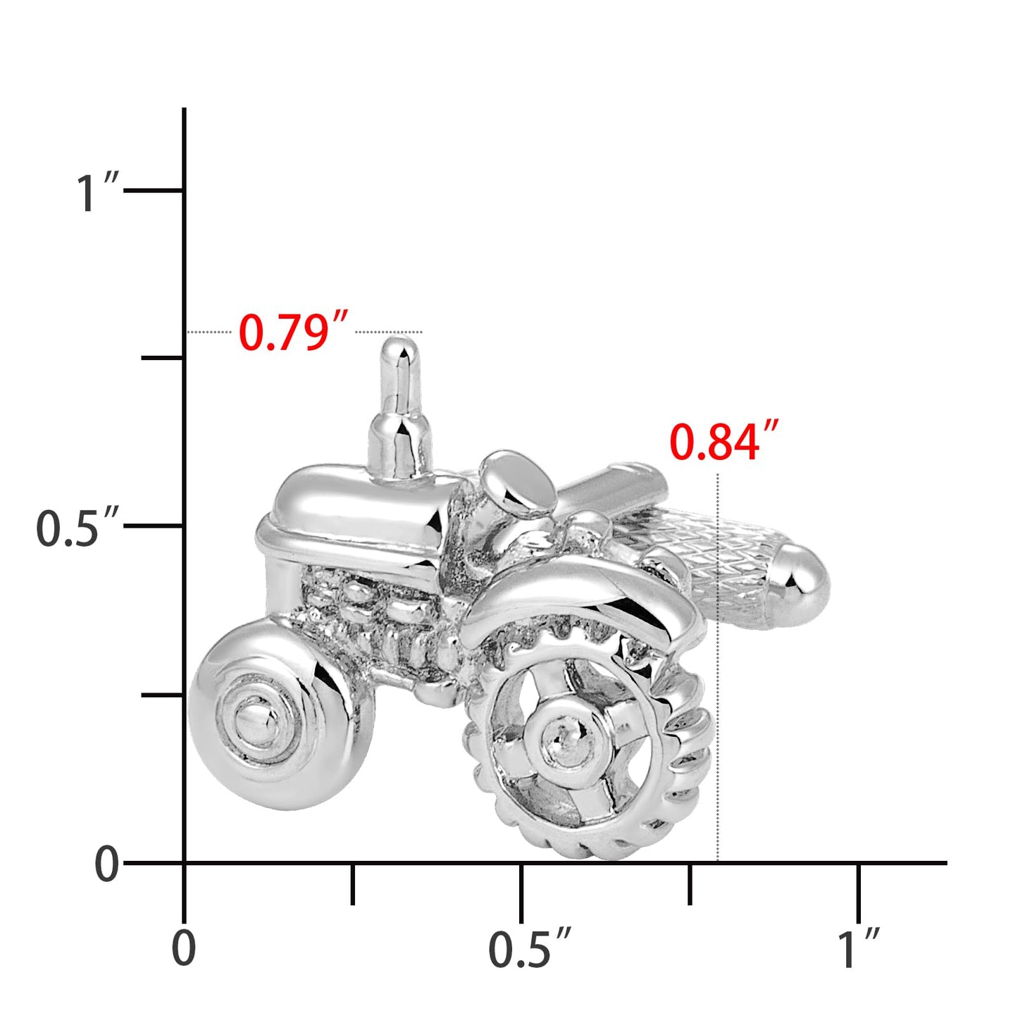 Farm Tractor Cufflinks For Men With Gift Box.