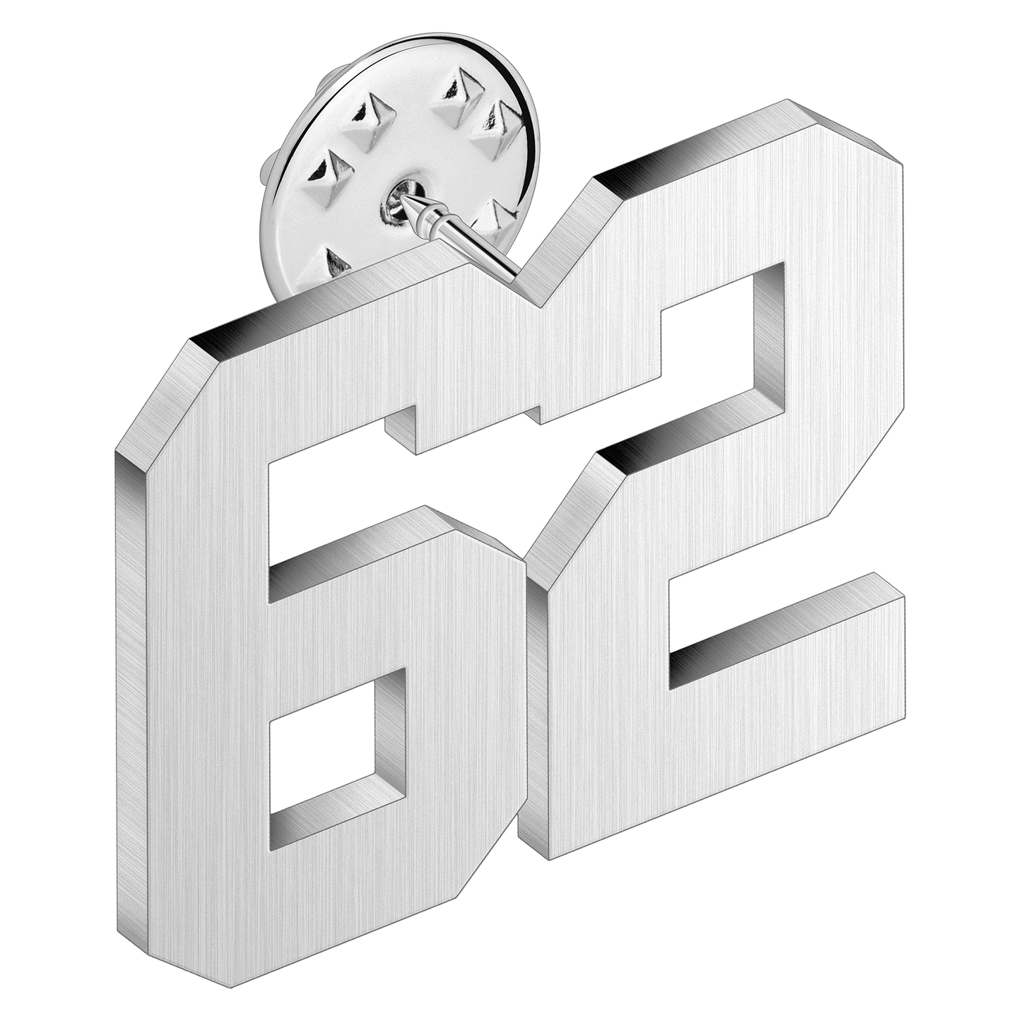 (0-100) Number Brooch, Men's and Women's Sports Number Code Series Brooch