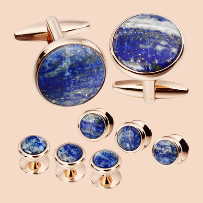 HAWSON Mother of Pearl Cufflinks and Studs for Men