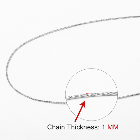 Wholesale Classic Snake Chain Necklace | Smooth Minimalist Chain