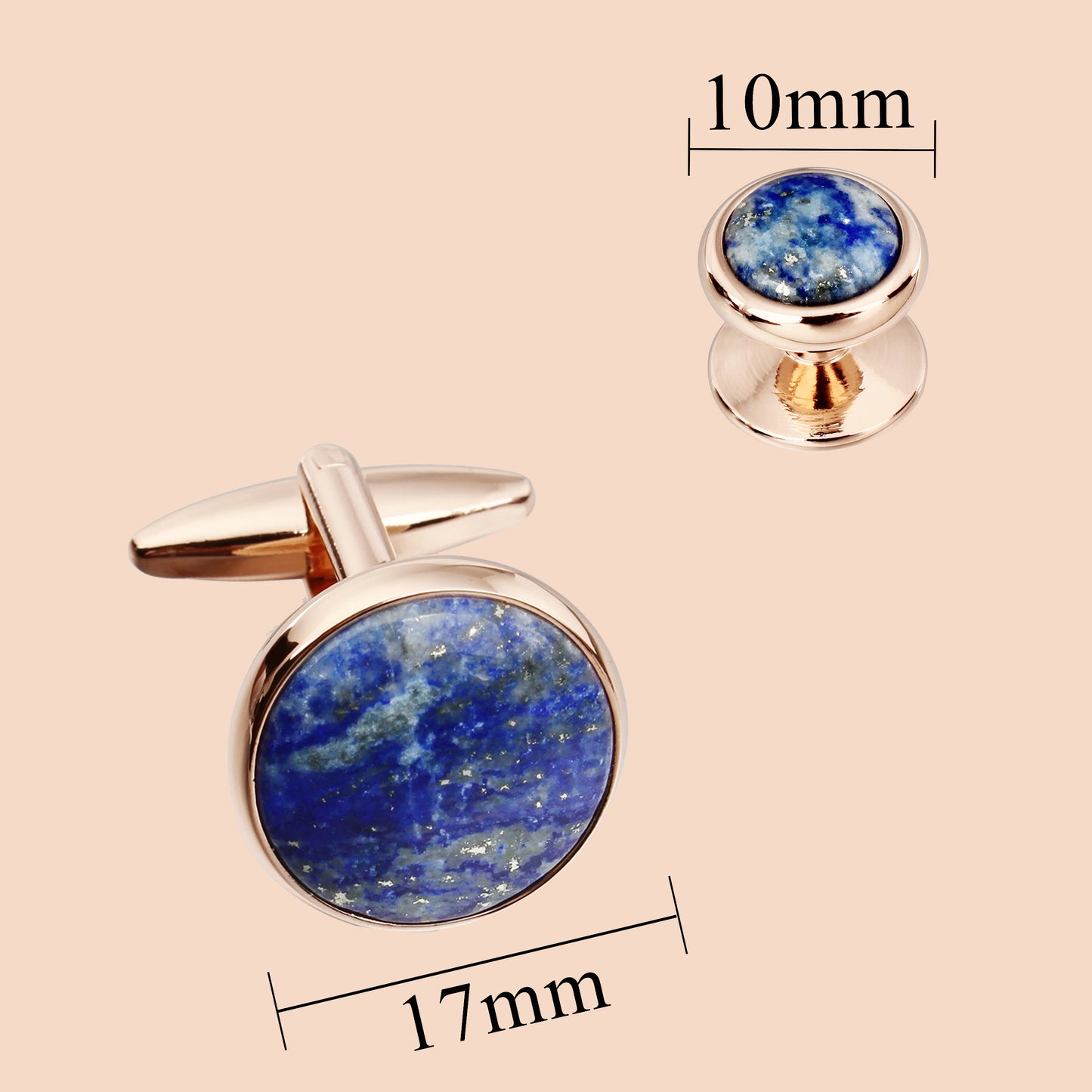 HAWSON Mother of Pearl Cufflinks and Studs for Men