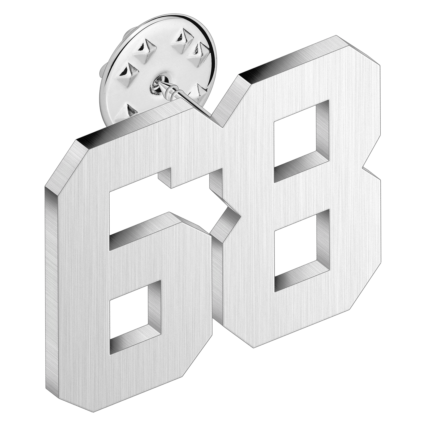 (0-100) Number Brooch, Men's and Women's Sports Number Code Series Brooch