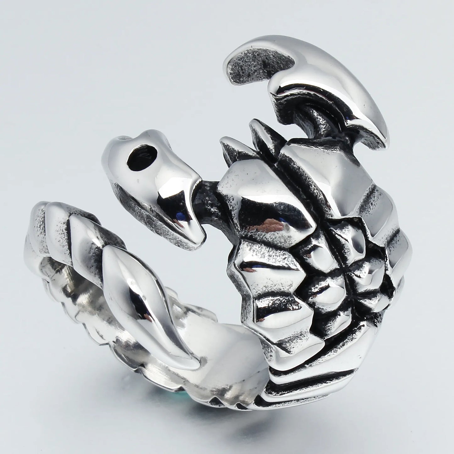 Vintage Gothic & Punk Rings – Detailed Textured Silver Designs