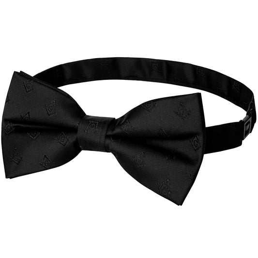 Freemason Masonic Bow tie for men-Black